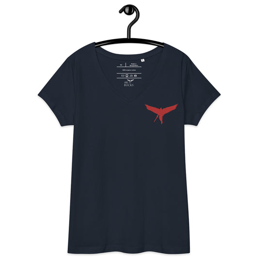 Women’s fitted v-neck t-shirt