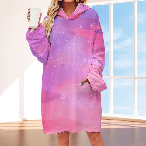 Women's Adult Hooded Blanket Shirt