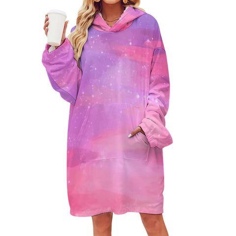 Women's Adult Hooded Blanket Shirt