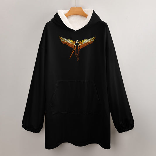 Women's Adult Hooded Blanket Shirt