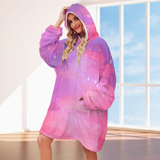 Women's Adult Hooded Blanket Shirt