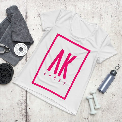 All-Over Print Women's Athletic T-shirt