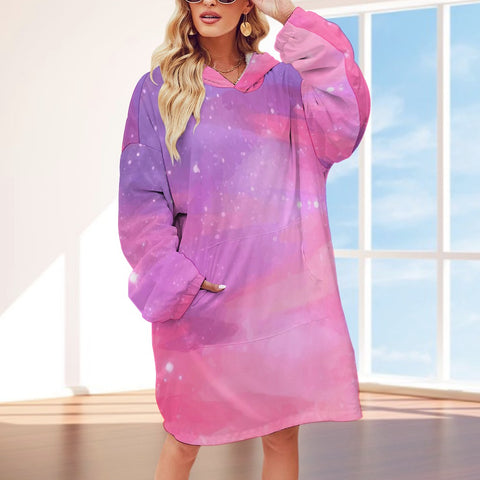 Women's Adult Hooded Blanket Shirt