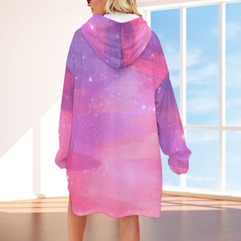 Women's Adult Hooded Blanket Shirt