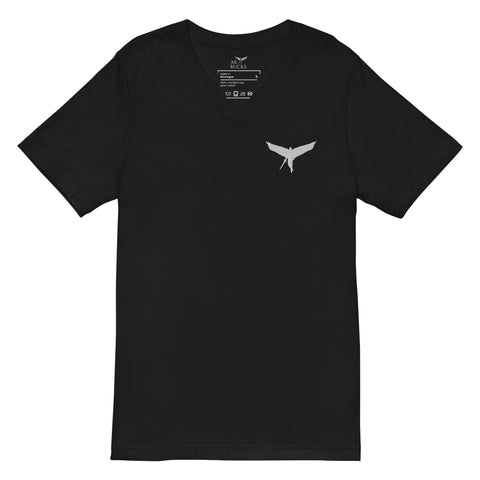 Unisex Short Sleeve V-Neck T-Shirt