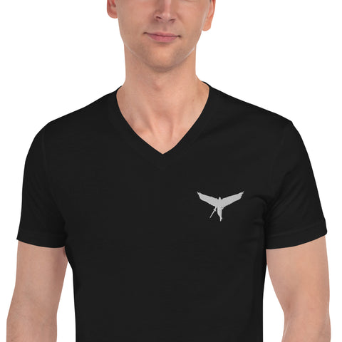 Unisex Short Sleeve V-Neck T-Shirt